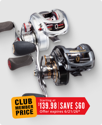 Johnny Morris Baitcast Reels - Save $40
