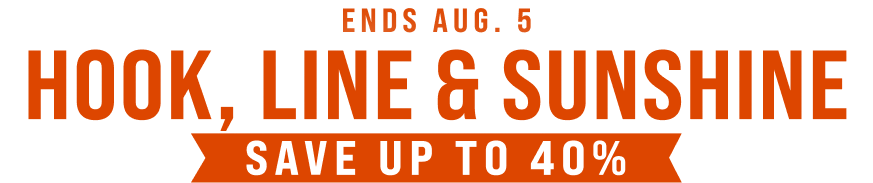 Ends Aug. 5th. Hook, Link and Sunshine. Save up to 40%. Click to shop now.
