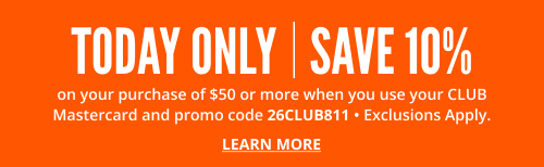 Click to Learn about CLUB 10% Discount