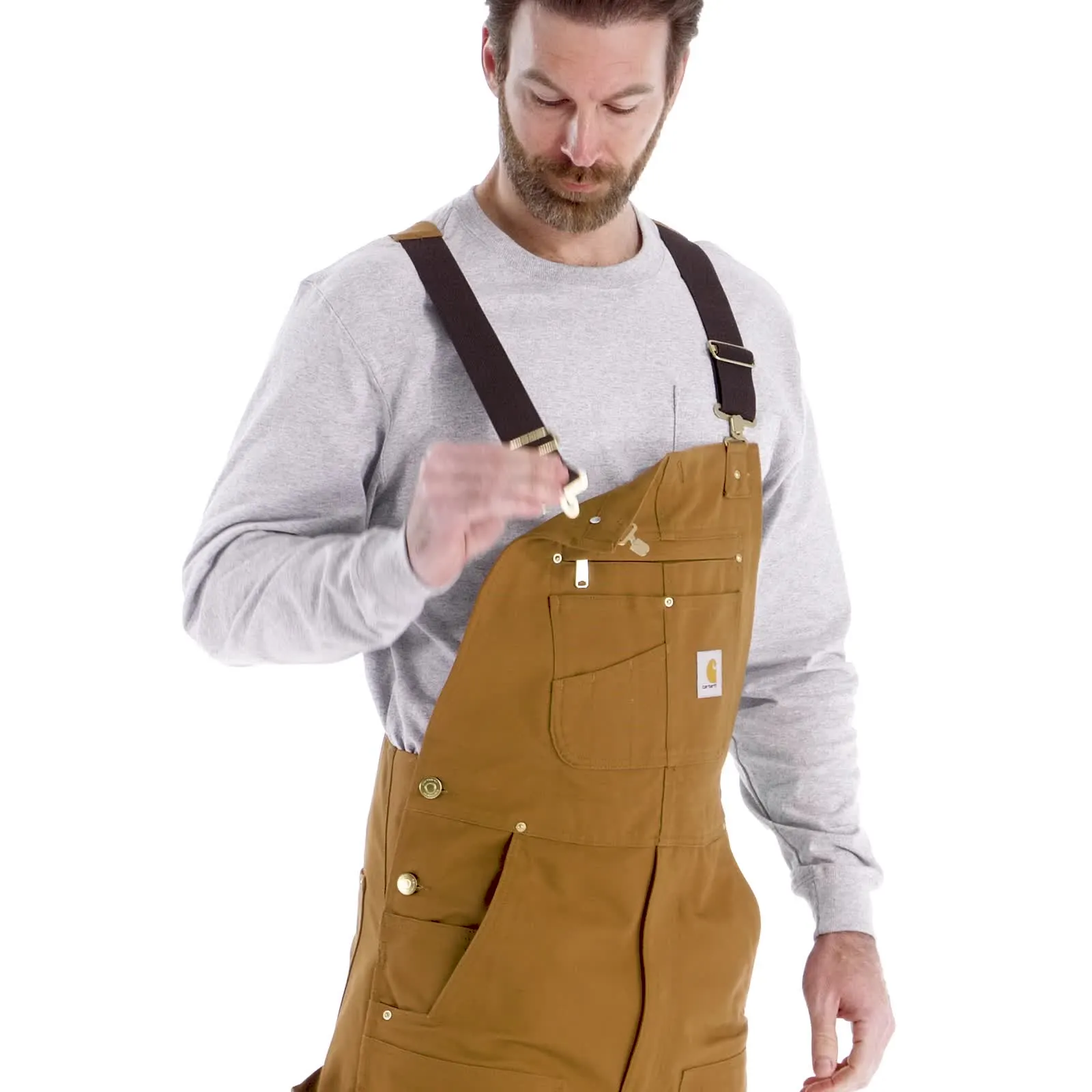 Carhartt Heavyweight Cotton Duck Bib Overalls for Men | Bass